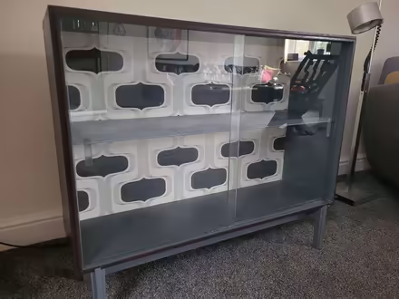 Photo of free Upcycled purple and grey cabinet (Camberley GU15) #3