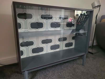 Photo of free Upcycled purple and grey cabinet (Camberley GU15) #3