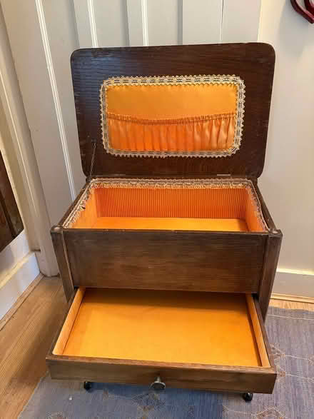 Photo of free Vintage sewing table (1950s?) (Barming, Maidstone ME16) #1
