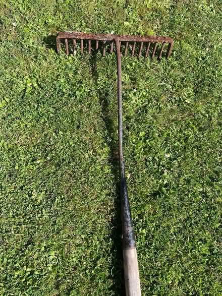 Photo of free Large/Long Old Garden Rake (The Plantation GL5) #1