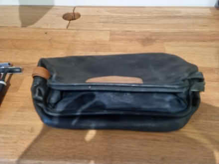Photo of free Black leather wash bag (St John's TN13) #4