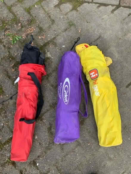 Photo of free 3 children’s camping chairs-happy to split (Norton Lees S8) #1