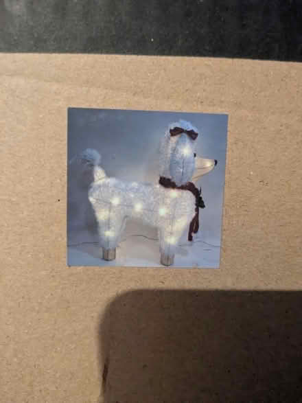 Photo of free Light up Christmas poodle (Freehold LA1) #2