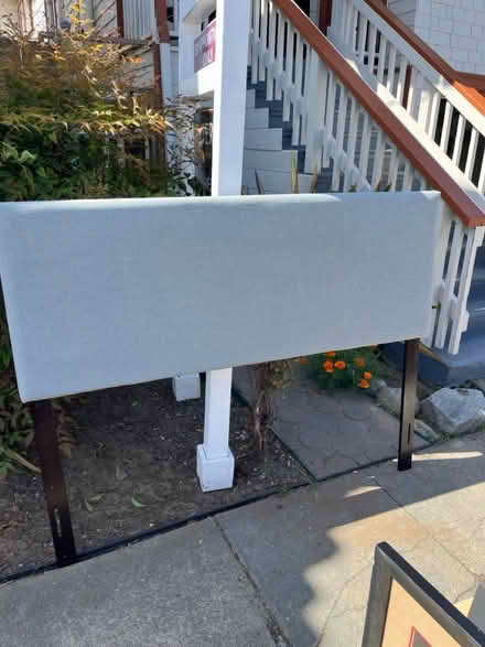 Photo of free Queen slat frame with bunkie board (Alameda) #4