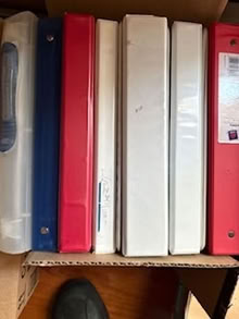 Photo of free assorted 3 ring binders (North Brunswick-off Rte 1) #1