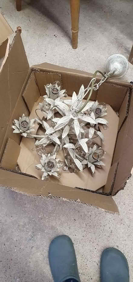 Photo of free Laura Ashley Crystal chandelier, (Duffield DE56) #1