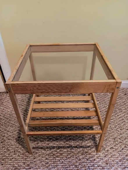Photo of free Wooden bedside table (Truxton Circle) #1