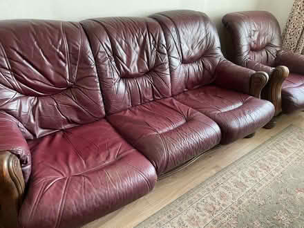Photo of free Sofa 2 chairs (Scale Hall, Lancaster LA1) #4