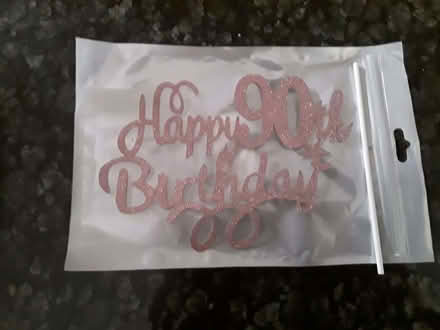 Photo of free 90th cake decoration (Blackmore End CM7) #1