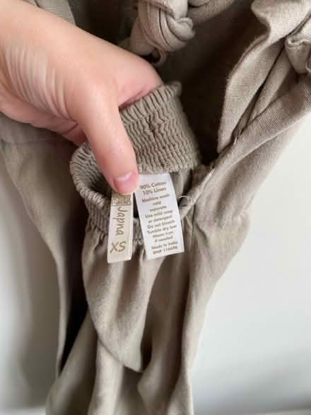 Photo of free Green cotton dress XS (Bethesda, MD) #3