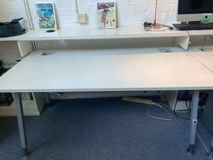 Photo of free White office tables (NW6) #3