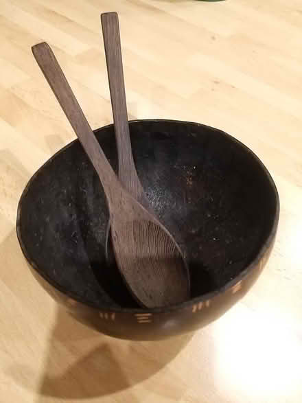 Photo of free bowl and wooden spoons (Penwortham PR1) #1