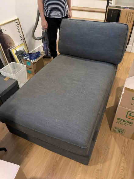 Photo of free Ikea kick chaise (East Arlington) #1