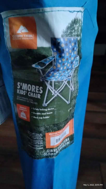 Photo of free S'mores Chair In The Bag (Ward 1, Park View, NW, DC) #1