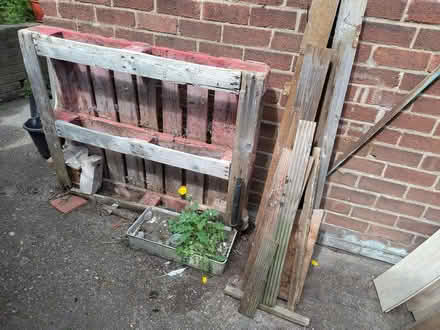 Photo of free Pallet and timber (Lower Crumpsall M8) #1