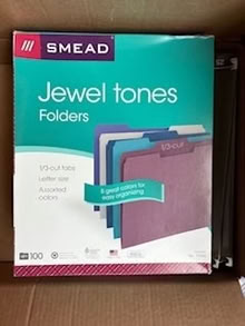 Photo of free multi colored folders-unused (North Brunswick-off Rte 1) #1