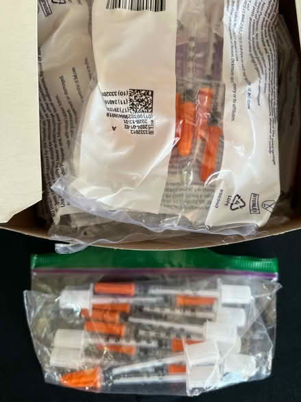 Photo of free Unopened insulin syringes (West Berkeley) #2