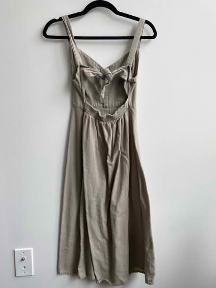 Photo of free Green cotton dress XS (Bethesda, MD) #2
