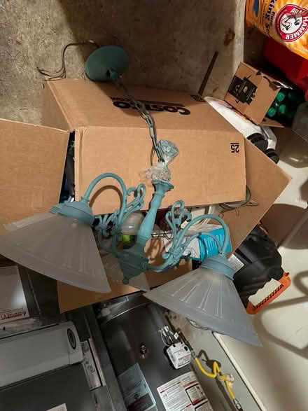 Photo of free BlueGreen powder finish chandelier (Federal Way) #1