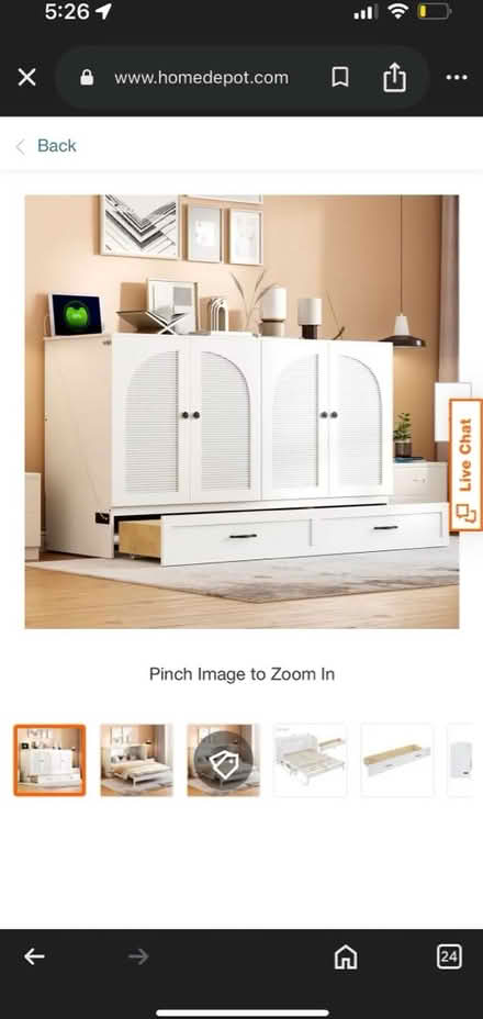 Photo of Murphy Bed (Whittier Minneapolis) #1