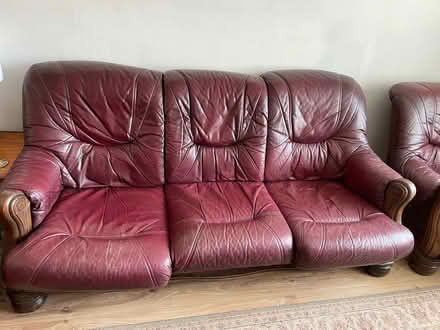 Photo of free Sofa 2 chairs (Scale Hall, Lancaster LA1) #3