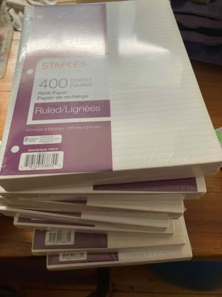 Photo of free Lined paper (leslieville/little india) #2