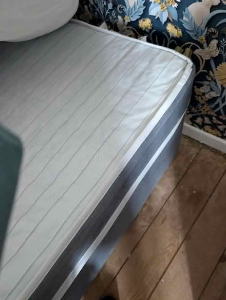 Photo of free New single bed, mattress and divan base (Churchgate EN8) #1