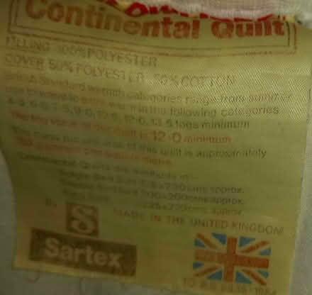 Photo of free 12 Tog Double Duvet (GU21 St. John's, Woking) #2