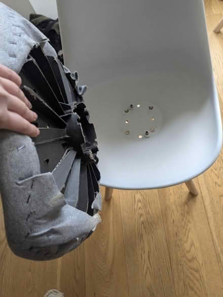 Photo of free John Lewis chairs with wooden legs (E17) #3