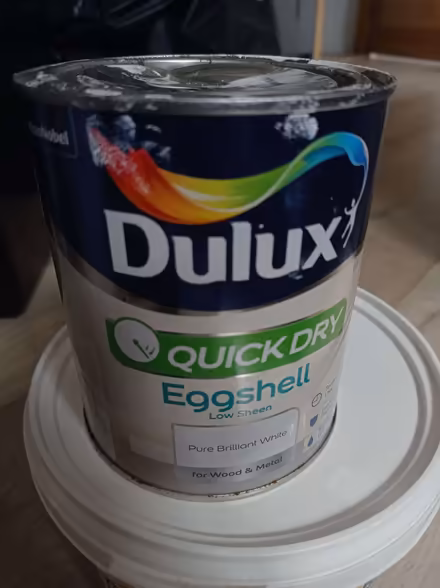 Photo of free White emulsion paint, matt varnish, white eggshell, paint re (Chippenham SN15) #1