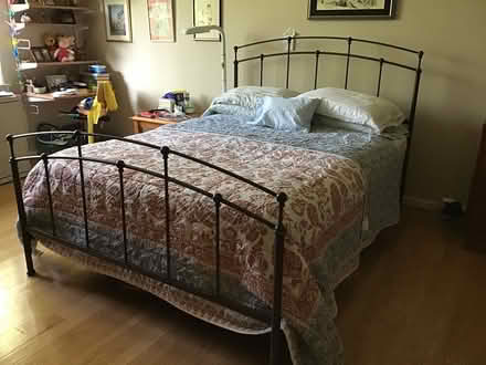 Photo of free Queen size bed and mattress (Warminster) #2