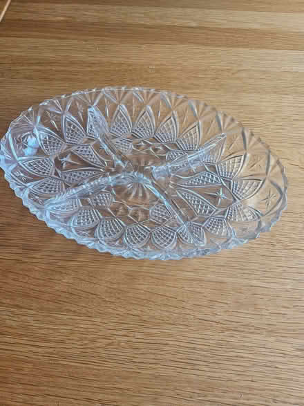 Photo of free Glass dish with sections (St Stephens AL3) #1