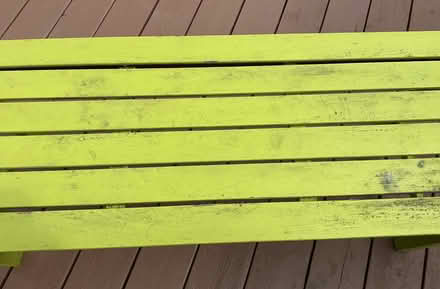 Photo of free Wooden garden bench (Hunt Club) #2