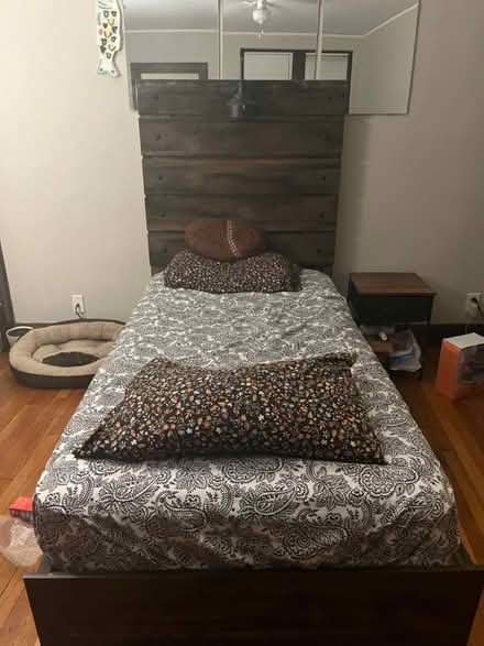 Photo of free Twin Bed Frame and Mattress (Somerville By Davis) #1