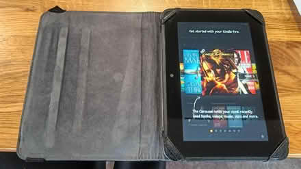 Photo of free Kindle Fire in leather case (Sheringham NR26) #2