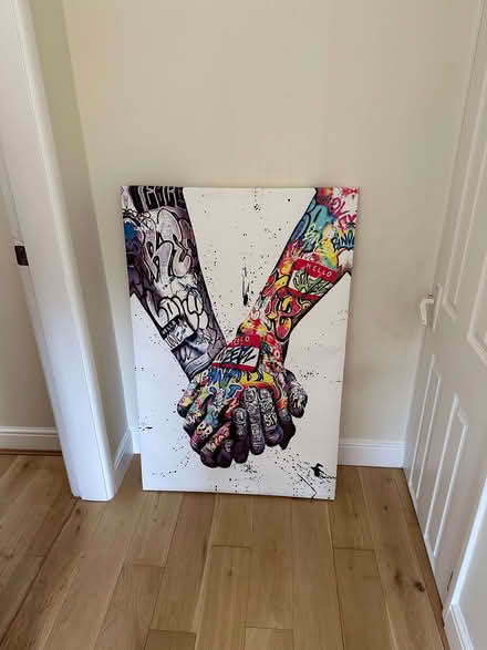 Photo of free Large Canvas painting/picture (Lostock Hall PR5) #1