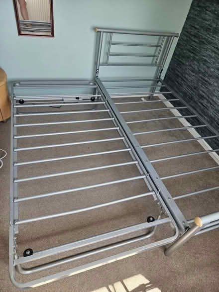 Photo of free Single size trundle bed (GU14) #1