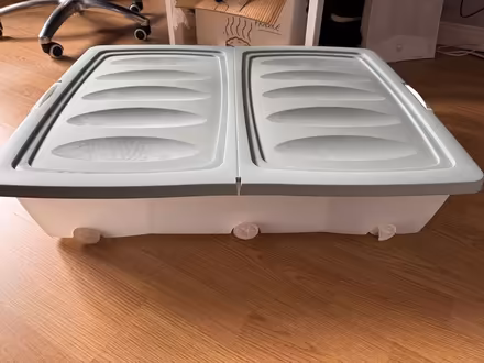 Photo of free 70litre under bed storage box (Lords Wood ME5) #1