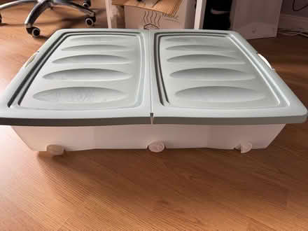 Photo of free 70litre under bed storage box (Lords Wood ME5) #1
