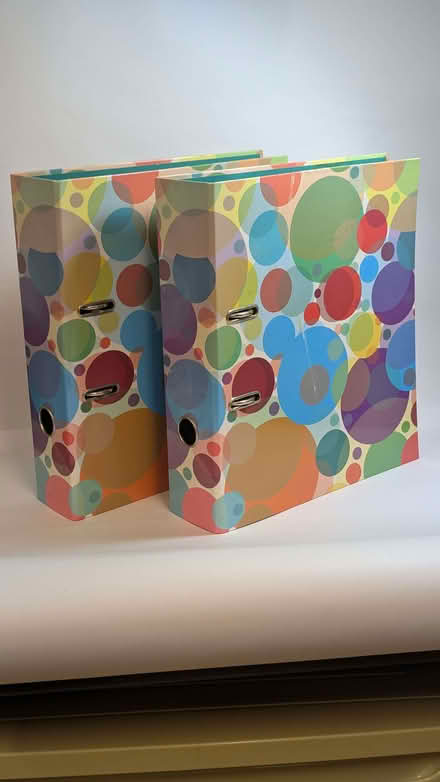 Photo of free Colourful lever arch folders x2 (Portsea PO1) #1