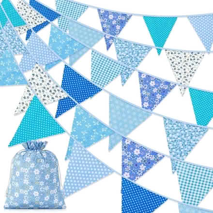 Photo of Fabric bunting for our grandson's christening (Purley CR8) #2