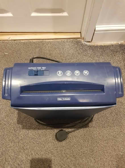 Photo of free Paper shredder (not working) (Woolton L25) #1