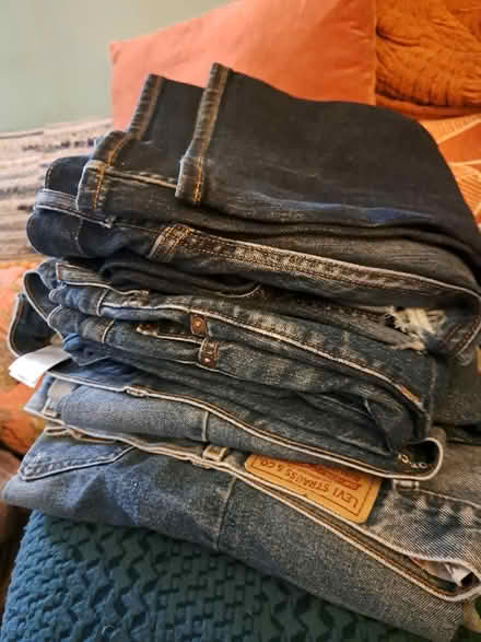 Photo of free 6 Pairs of Men's Jeans for Crafting (Brightwood-Takoma) #1