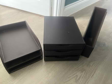 Photo of free Faux leather document holders (Melbourn) #1