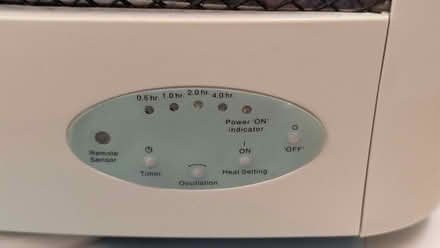 Photo of free Freestanding plug-in heater - Pale blue and white (Portsea PO1) #4