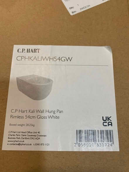 Photo of free New toilet bowl (Marshalswick AL1) #2