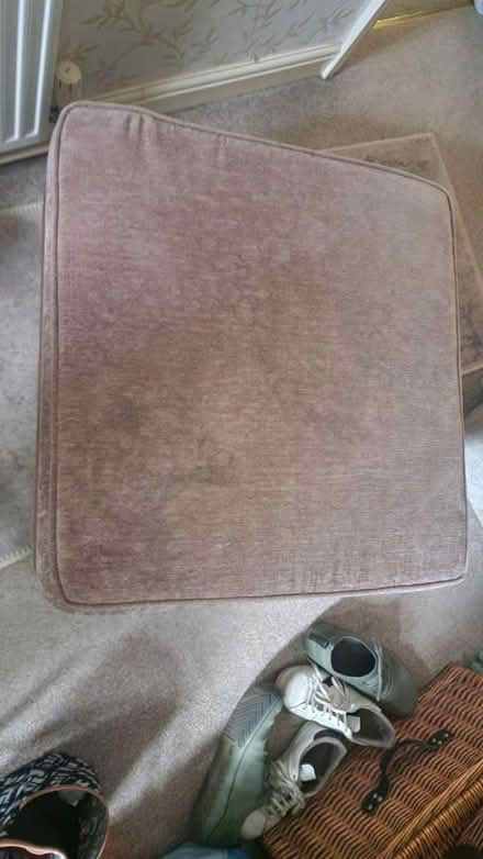 Photo of free Brown pouffe/ footstool (Kirk Hallam) #2