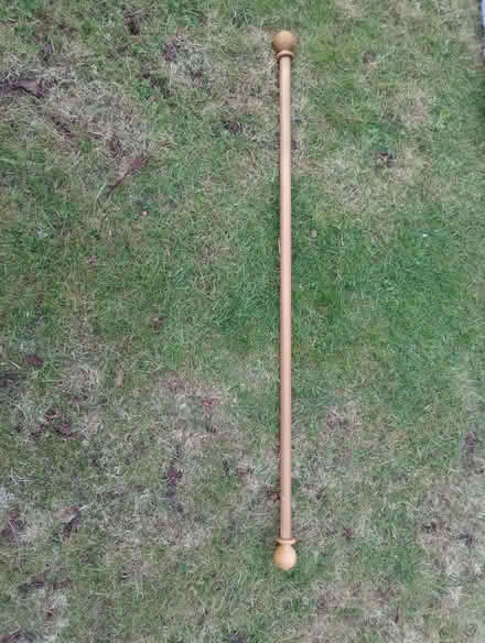 Photo of free Wooden curtain pole (Kinghorn KY3) #1