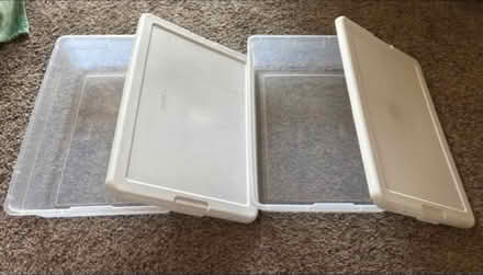 Photo of free 2 Sterilite Storage 28 Quart size (Rancho Cucamonga) #1