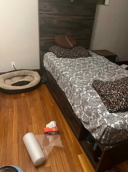 Photo of free Twin Bed Frame and Mattress (Somerville By Davis) #2